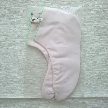 미사용 타비 컬러 타비 핑크 24.0 키네야 타비