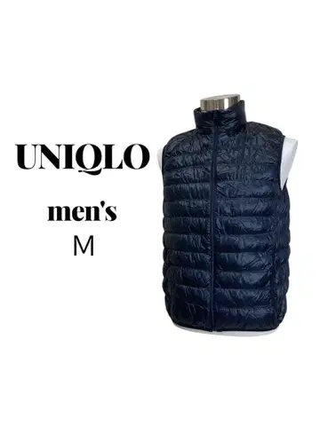 유니클로 울트라 라이트 다운 베스트 네이비 남성용 M