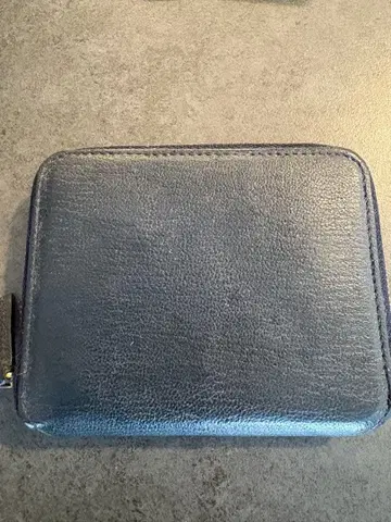 랄코 밸리 네이비 가죽 접이식 지갑