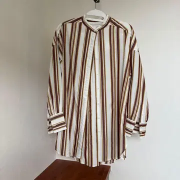 ADAM ET ROPE 스트라이프 긴팔 셔츠