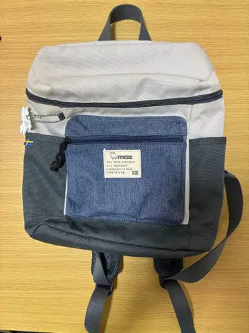 [ moz ] 럭색 남녀 공용 작음 경량 그레이 & 네이비