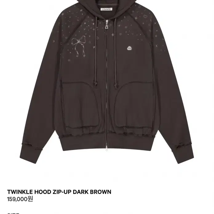 COYSEIO | 코이세이오 KOSEIO Ear Muff Hooded Zip-up Light Gray