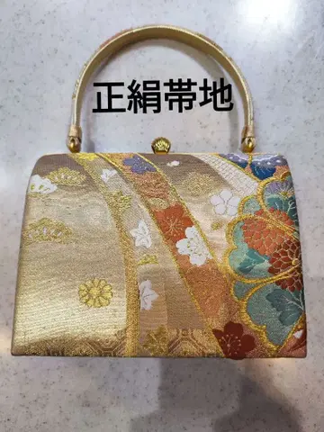 순수 실크 오비지 일본 의류 가방