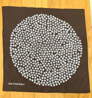 마리메꼬 빈티지 스카프 푸케티 브라운