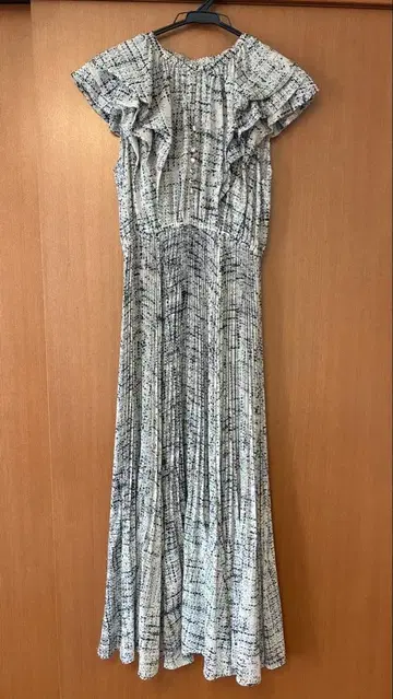 [ COCODEAL ] 기하학 프린트 프릴 원피스