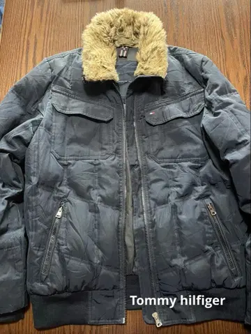 타미힐피거 네이비 아우터