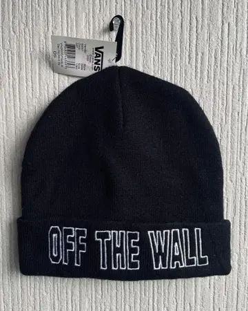 미사용 새상품 VANS 반스 니트 모자 블랙