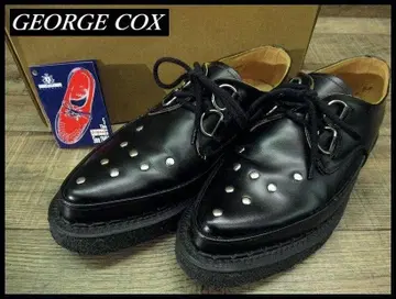 조지 콕스 13075 스터드 통가리 가죽 러버 솔 UK 6