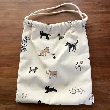 TEMBEA 텐베아 복조리 DOG 강아지 패턴 도그 강아지 백