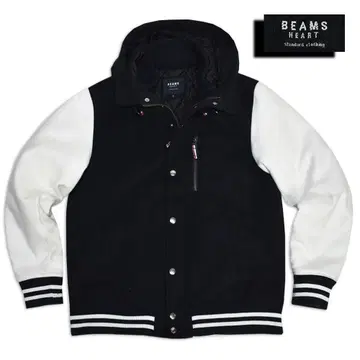 BEAMS HEART/남성용 스타디움 자켓 [ 네이비/L ] 중고!