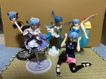 렘 피규어 세트 리제로