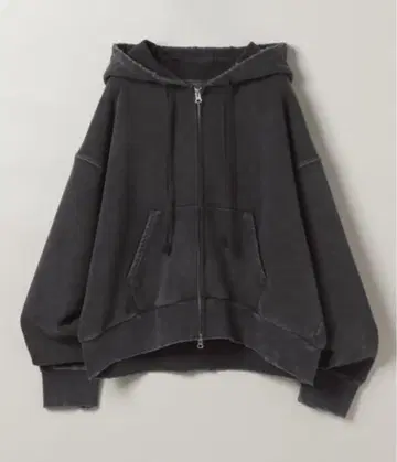 JEANASIS 페이드 컬러 집 후디