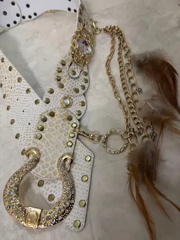 SALE 초레어 헤이세이 원조 d.i.a. 화이트 x 골드 벨트