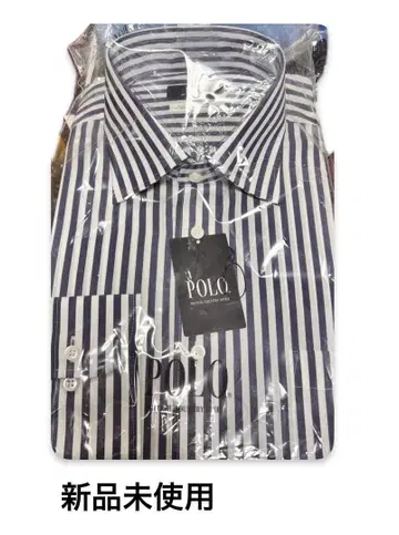 POLO 스트라이프 긴팔 와이셔츠 LL86 미사용 새상품