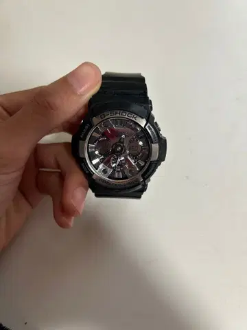 G-SHOCK 아날로그/디지털 손목시계 블랙