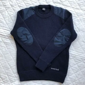 mont-bell 네이비 니트 스웨터 M