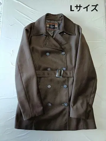 브라운 트렌치코트