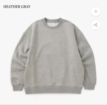 MUHAKU 맨투맨 숏 기장 M