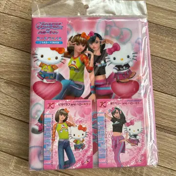 미개봉 새상품 카드 파일 헬로키티 오샤레마녀 러브앤베리
