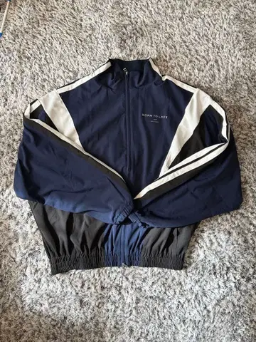 LYFT XL 나일론 자켓 네이비 스트라이프