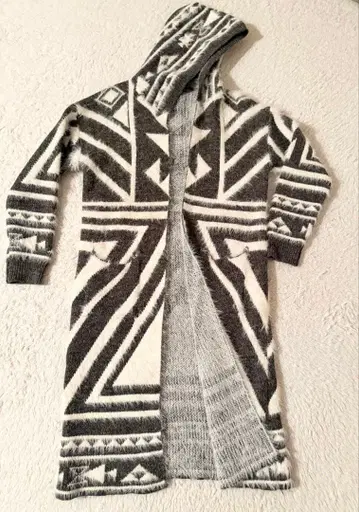 후디 디자인 코트 가디건