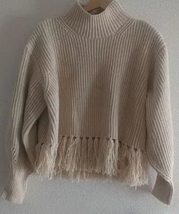 SHIPS 내추럴 프린지 니트 스웨터
