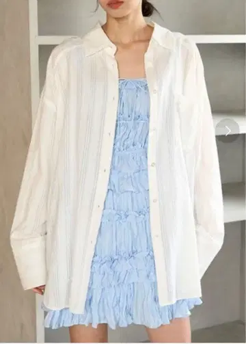 SNIDEL 밸리 셔츠 25SS 아이보리 블라우스 셔츠