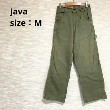 자바 Java 페인터 팬츠 [ M ] 워크 팬츠 캐주얼 카키1398