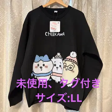 미사용, 택 포함 시마무라 치이카와 (먼작귀) 니트 스웨터 블랙