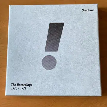 그레이셔스! THE RECORDINGS 1970-1971: 3CD+DVD