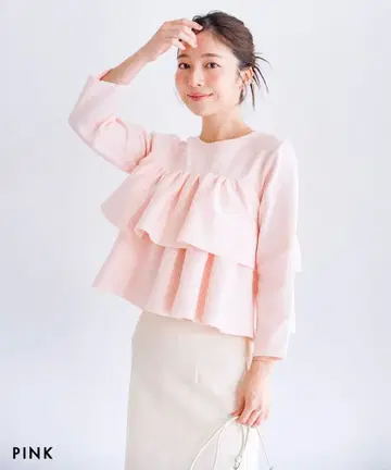 BASEMENT 크롭 플레어 니트