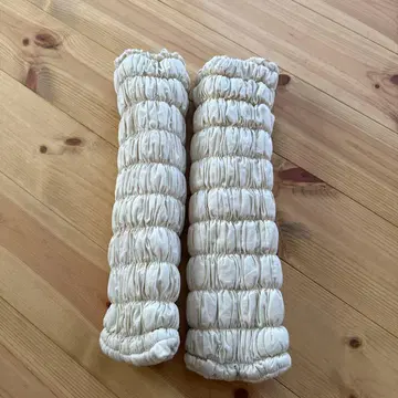 IONDOCTOR 크림색 리브 레그 워머 2회 착용 새상품급