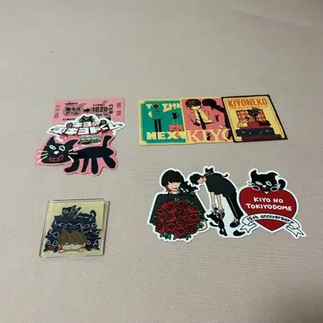 키요고양이 제일복권 스티커 세트 아크릴 배지