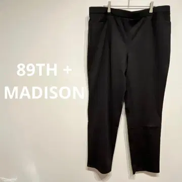 89TH + MADISON 블랙 슬랙스 18 빅 사이즈 체크