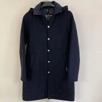 LAVENHAM 네이비 퀼팅 코트 S