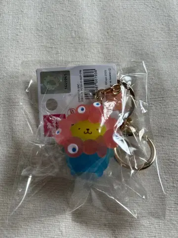 폼폼푸딩 산리오 미야쿠미야쿠 클리어 컬러 입체 키링