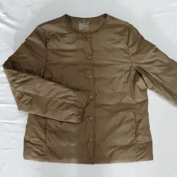 M 사이즈 무인양품 컴팩트 포켓터블 다운 자켓 노카라