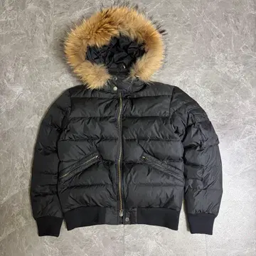 y2k 그런지 퍼 짧은 기장 다운 자켓 다운 숏 기장