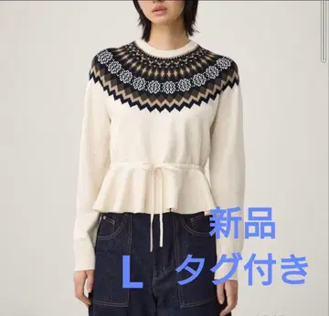 GU 페플럼 니트 풀오버 by rokh +X 택 포함 새상품