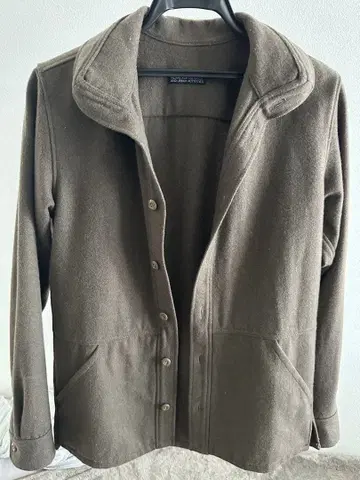 FINAL HOME 브라운 버튼 자켓