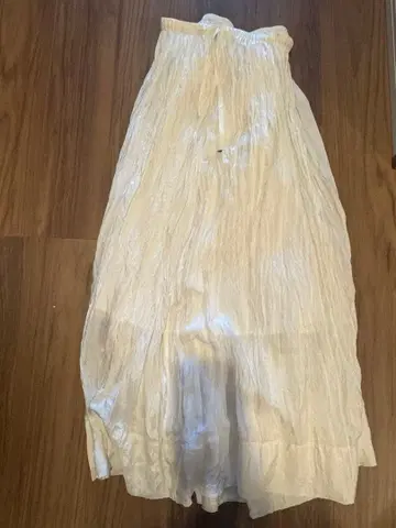 MYLAN 화이트 플레어 스커트 F 사이즈