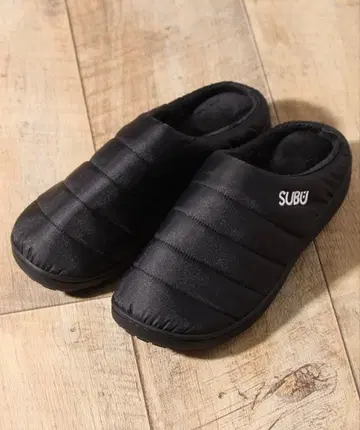 SUBU 블랙 슬리퍼