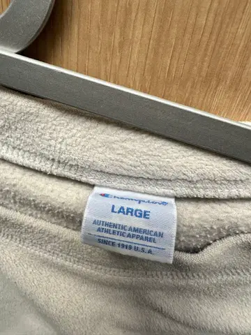 Champion 그레이 맨투맨 L