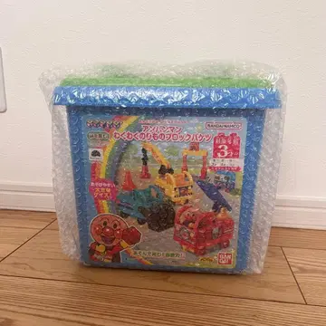 호빵맨 신나는 탈것 블록 팩