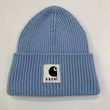 sacai 니트 모자 라이트 블루 23-0558