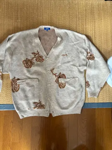 Lafayette 장미 프린트 가디건