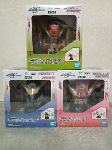 BANDAI 건담 SEED FREEDOM 스피커 3체 세트