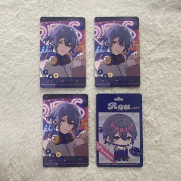 Vtuber 캐릭터 카드 4장 세트