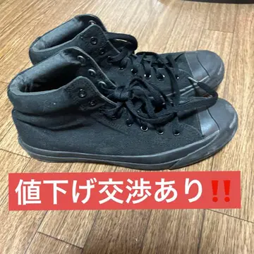 컨버스 잭퍼셀 올블랙 하이컷