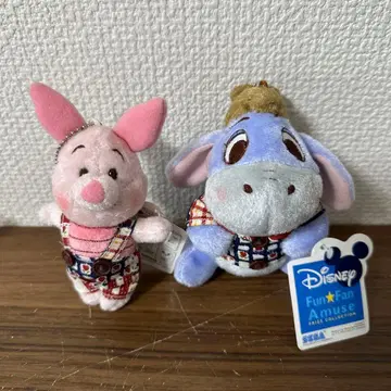 [ 2개 세트 ] 곰돌이 푸 빨간 볼 패치워크 이요르 피글렛